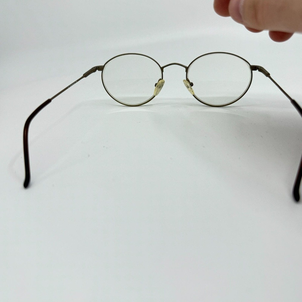 Safilo Team 3958 WT6 Eyeglasses Gold‎ Oval Full Rim Frames 48-18-135 H11120 - Picture 3 of 7